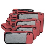 Packing Cubes Travel Pouch Bag Organiser Set of 8 Large Medium Small - $1,183.87 MXN
