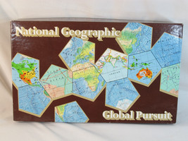 Global Pursuit 1987 Board Game National Geographic USA 100% Complete EUC - £19.24 GBP