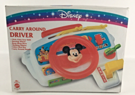 Disney Carry Around Driver Mickey Mouse Car Steering Wheel Vintage Arcot... - $74.20