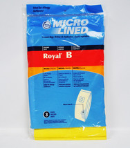 DVC Royal Dirt Devil B Microlined Paper Vacuum Bags 3 Pack - £3.95 GBP