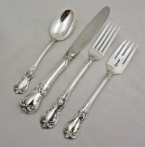 4 Piece Place Setting Towle Old Master Sterling Silver Flatware - £158.54 GBP