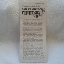 San Francisco Chief April 25, 1965 Timetable - €6,91 EUR