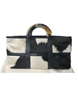 ANONIMA Cowhide Hand Bag Real Cowhide Leather - $1,321.67 MXN