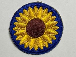 NATIONAL GUARD, KANSAS, HQS, PATCH, FULLY EMBROIDERED, CUT EDGED, ORIGINAL - $7.50
