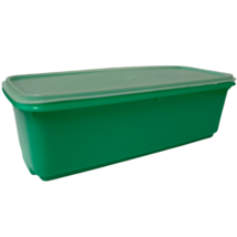 Tupperware Vintage Celery Keeper Crisper Grate &amp; Lid Jadeite Green 782 Very Nice - $15.09