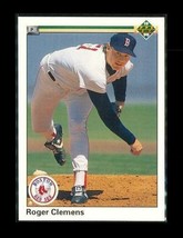 Vintage 1990 Upper Deck Baseball Trading Card #323 Roger Clemens Boston Red Sox - £7.90 GBP