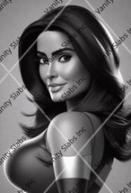 Curvy Woman Ai Digital Art Wallpaper Trading Card Poster JPEG AI5088 - £1.56 GBP