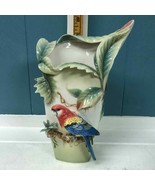Franz Collection Paradise Calling Macaw Bird Porcelain 10” Vase - $4,982.83 MXN