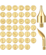 43 Pieces Wood Burning Tip Set Including Letter Number Symbol Wood Burni... - £16.81 GBP