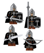 6pcs/set LOTR Gondor Light Archers Spears Swords Infantry Minifigures Toys - $12.68