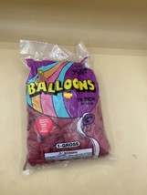 Unique Balloons 144 Helium Quality Natural Latex 12” 1 Gross Ruby Red 1994 open - $15.14
