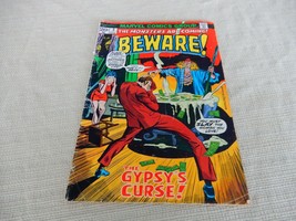 Vintage marvel Comic Group "Beware!" July 1972 "The Gypsy's Curse" Comic Book - £3.99 GBP