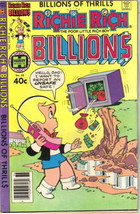 Richie Rich Billions Comic Book #36 Harvey Comics 1980 FINE+ - $3.50