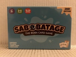Sabobatage The Boba Card Game  2nd Edition, New Sealed - £21.02 GBP