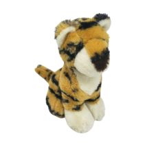 9&quot; Vintage 1986 Dakin Orange Brown Striped Tiger Stuffed Animal Plush Toy - £29.61 GBP