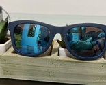 Lacoste Unisex Sunglasses Polycarbonate Lens Matte Blue Square Frame L78... - $59.39