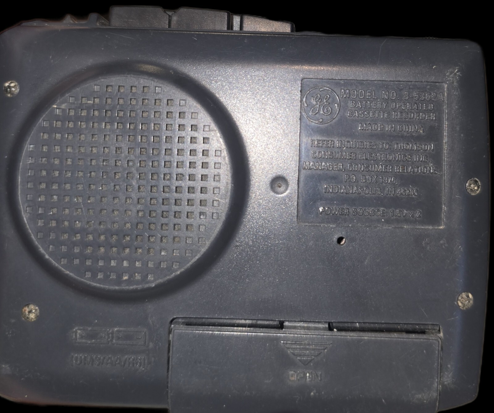 General Electric GE Variable Speed Tape Cassette Recorder 3-5362A / FULLY WORKS Item image 2