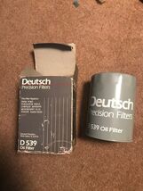 Deutsch Oil Filter D 539  New Old stock - $6.00