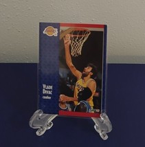 1991 Fleer Card, #97 Vlade Divac Hall of Fame, Los Angeles Lakers - £1.59 GBP