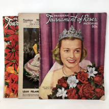Lot of 3 1950s Pasadena Tournament of Roses Pictorial Souvenir Vintage Magazines - £24.91 GBP