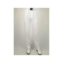 Mens Summer Linen Suit Apollo King Half Lined 2 Button European LN6 White Party image 7