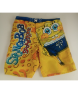 Sponge Bob Squarepants Boys Toddlers Elastic Waistband Swim Trunks 4T - $148.07 MXN