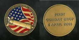 CHALLENGE COIN TEXTRON SYSTEMS SENSOR FUSED WEAPON 1ST COMBAT DROP IRAQI... - $29.95
