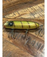 Vintage Wood South Bend Bass Oreno Fishing Lure Glass Eye - one missing - $187.21 MXN