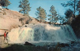 Snake River Falls Unposted Vintage Postcard Valentine Nebraska Helberg Studio - $9.89