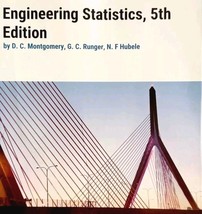 Engineering Statistics Textbook 2022 PB 5th Edition Wiley Custom Learnin... - $19.99