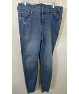 Torrid High Rise Skinny Feel The Fit Blue Jeggings Size 16 Tall - $40.73 CAD