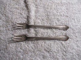 2 Antique Cocktail forks Albert Pick Co 1908 5.5&#39;&#39; long - £15.78 GBP