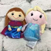 Disney Mini Plush Dolls Elsa and Ana Lot of 2 One is Hallmark Itty Bitty  - £11.73 GBP