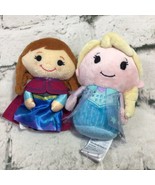 Disney Mini Plush Dolls Elsa and Ana Lot of 2 One is Hallmark Itty Bitty  - £11.84 GBP