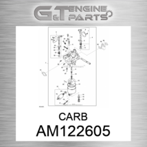 AM122605 CARB fits JOHN DEERE (New OEM) - $362.62