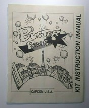Buster Bros Original Video Arcade Game Service Instruction Manual 1989 - £17.85 GBP