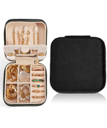 Travel Velvet Jewelry Box with Mirror, Mini Gifts Case for Women Girls, ... - $14.97 CAD