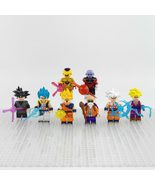 Dragon Ball Super Goku Black Gogeta Jiren Frieza 8pcs Minifigures Bricks... - £17.35 GBP