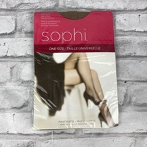 Sophi Pantyhose Day Sheer Reinforced Toe One Size Beige 100-150lbs New In Pkg - £6.57 GBP