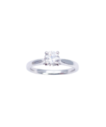 Round Cut Natural Diamond Solitaire Engagement Ring 0.50ct GIA Certified - $3,173.61 CAD+