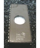 1 NOS TI&#39;s TMS27C512JL 64k X 8 CMOS EPROM 250NS 5% VCC 28 PIN Ceramic DIP - $2.72