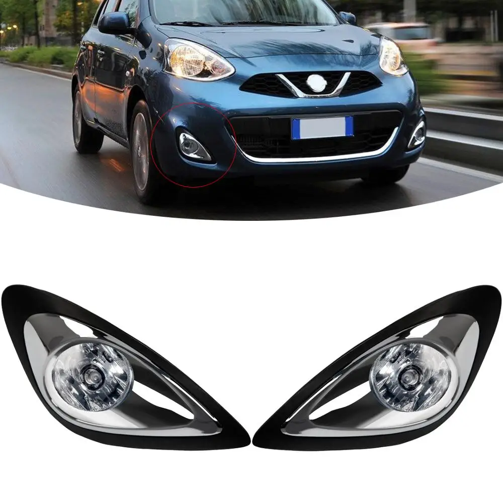 M&amp;C For Nissan March Micra 2013 2014 2015 2016 Hatchback Car Hologen Fog Lamp - £73.42 GBP