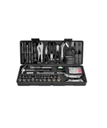 130 Piece Tool Kit with Case Pliers Wrenches Home Shop Car Garage - £75.73 GBP