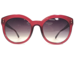 Linda Farrow Luxe Sunglasses LFL/391/3 Red Cat Eye Frames with Purple Le... - $172.74