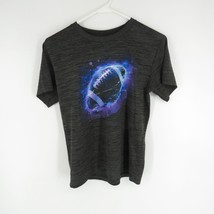 Tek Gear Boys Black Gray Large T-Shirt Football - £3.95 GBP