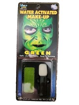 Water Activated Makeup Green Halloween Costume Make-up with Applicator - $3.85