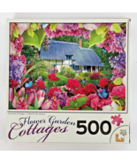 Flower Garden Cottages-Summer Cottage 500 Piece Puzzle - Factory Sealed/New - $15.40 CAD