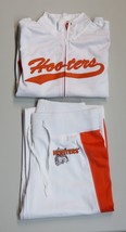 New AUTHENTIC HOOTERS Jumpsuit Track Warm Up Suit ▪ White/Orange ▪ XS ▪ ... - £60.08 GBP