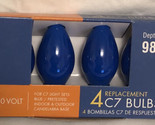 Christmas 4 Blue Replacement Bulbs  XM1 - $3.95