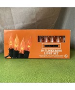 Halloween Flicker Flame Lights Orange String Lights 9ft Vintage Flickering - €25,66 EUR